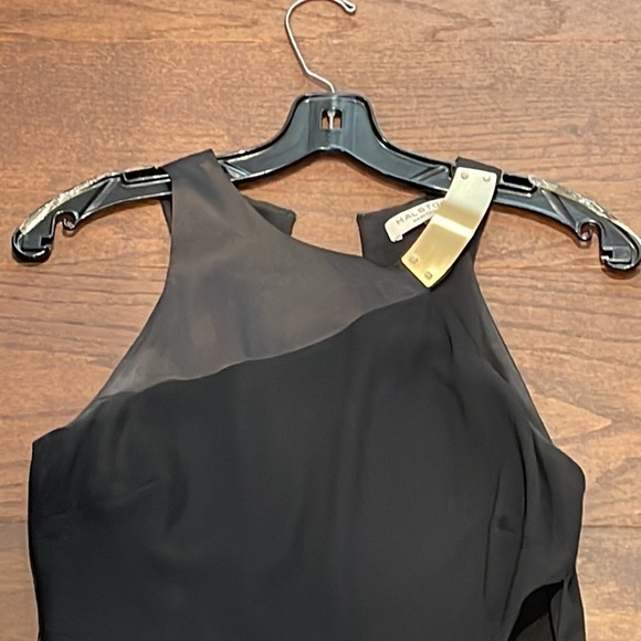 Halston Black Women’s Long Dress Size 2 - Picture 2 of 8